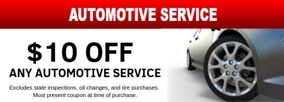 $10 Off Automotive Service coupon
