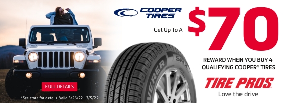 Cooper Tire Summer Rebate