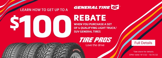 General Tire Fall Rebate